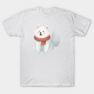 Cute Samoyed Drawing T-Shirt